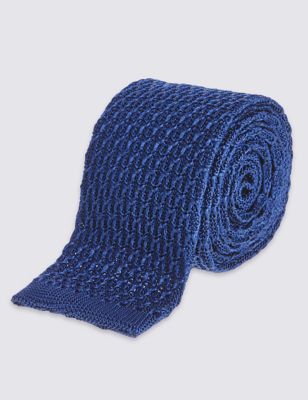 Pure Silk Luxury Knitted Tie